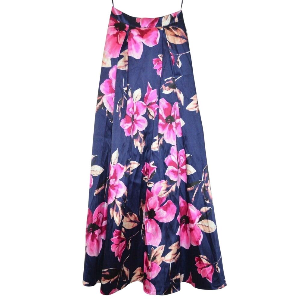 SPEECHLESS, Ladies Navy & Fuchsia Floral Prom Skirt, Formal Dress, Size 0, NWT